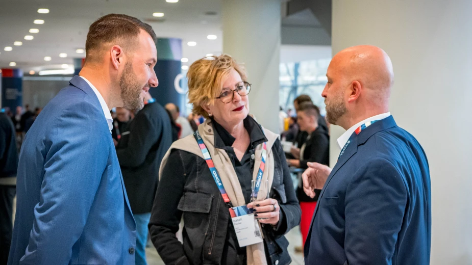 networking at the event