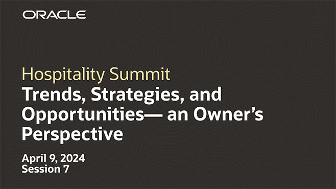 Trends, Strategies, and Opportunities – an Owner’s Perspective