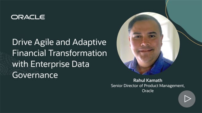 Drive Agile and Adaptive Financial Transformation with Enterprise Data Governance