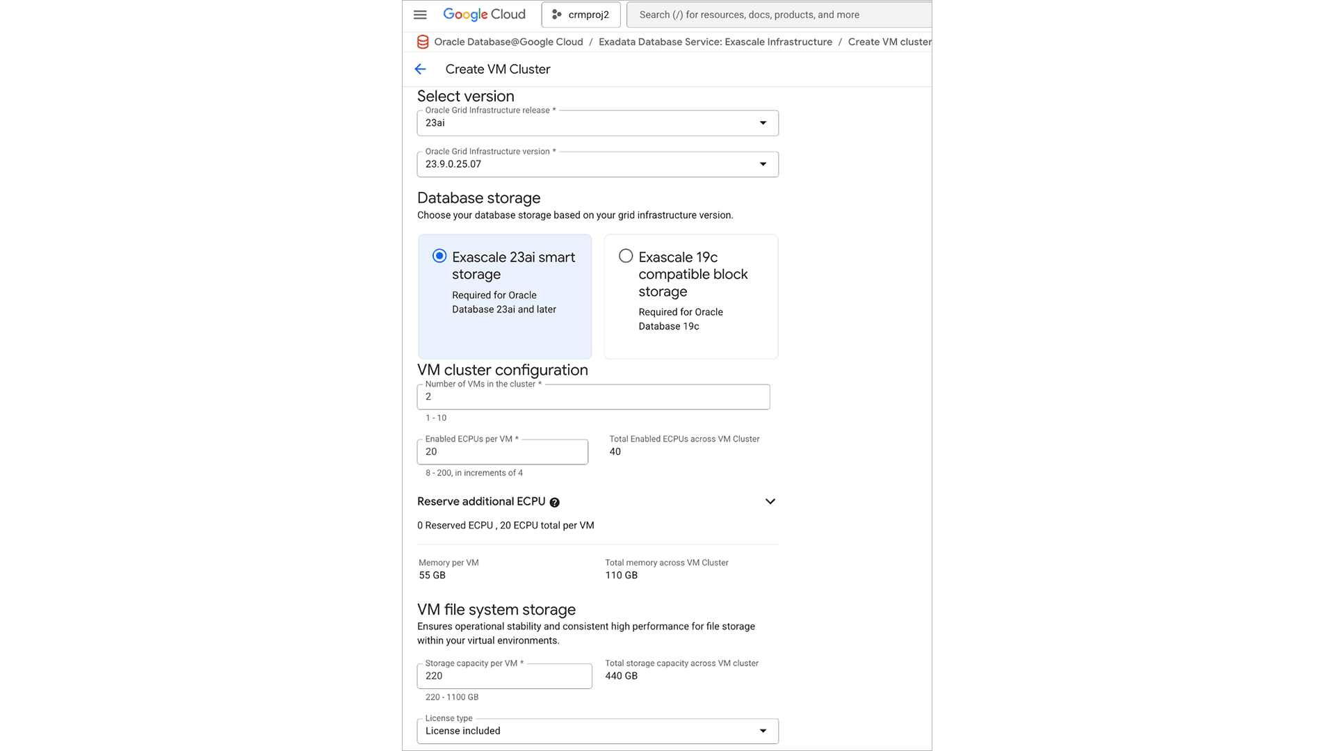 Easy provisioning view