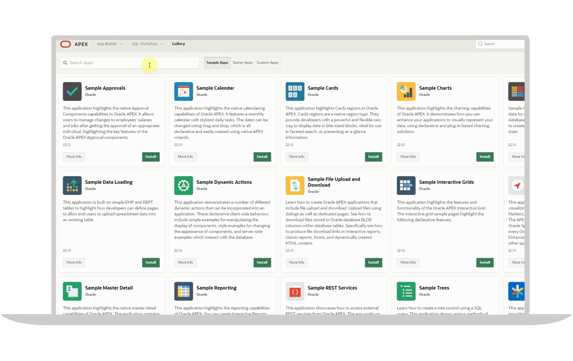 Data store screenshot