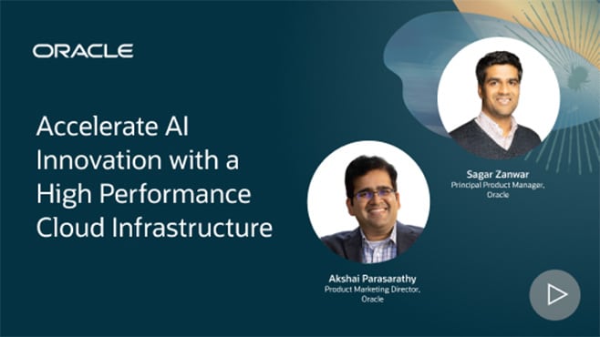 Accelerate AI Innovation with a High Performance Cloud Infrastructure