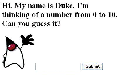 Display From the Guessnumber Application