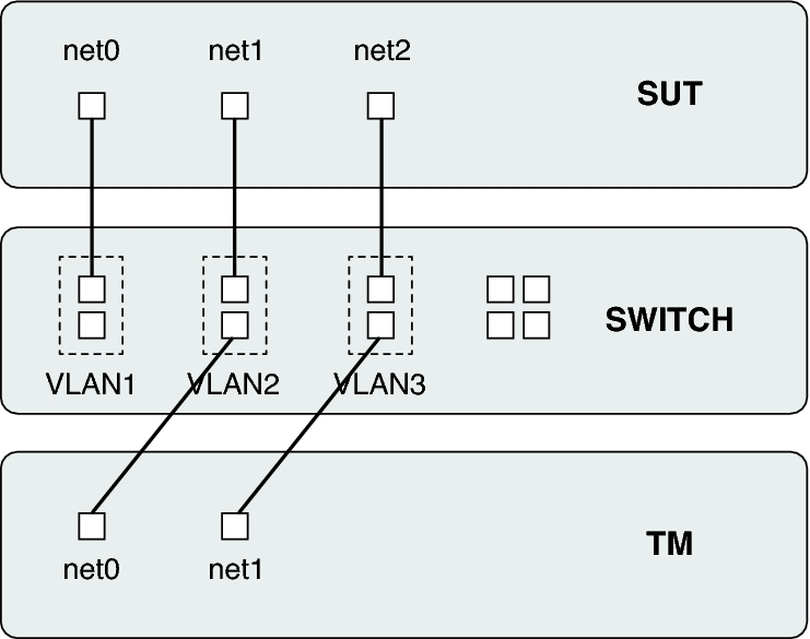 image:Schematic representation of Link Speed Test Case